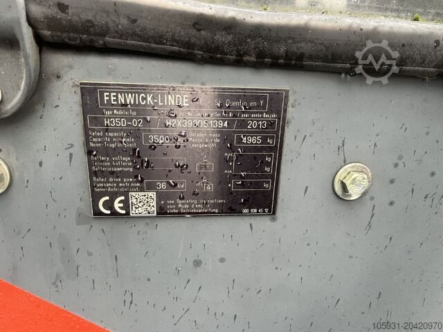 Dísel lyftarar Linde H35D-02