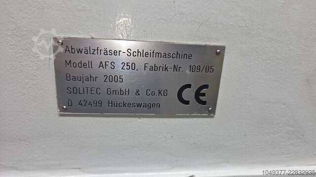 Brusilica alata SOLITEC / KLINGELNBERG AFS 250