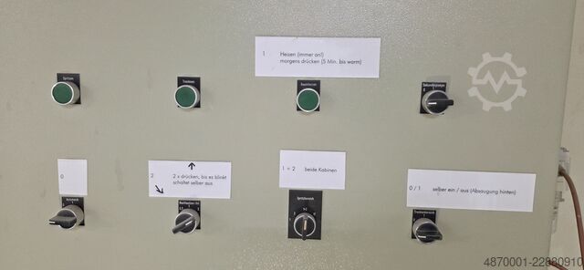 Instalação industrial de pintura / Cabine de pulverização BERKMANN Industrie-Lackieranlage / Sprit 2870/98 (gemäss Typenschild)