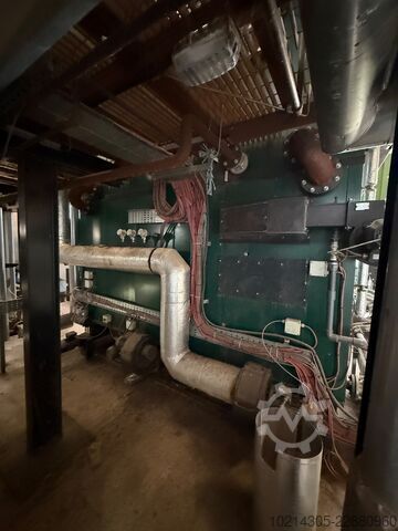 محطة غلاية بخارية تعمل على الكتلة الحيوية 2017 BINDER / HERZ Biomass Steam Boiler Biomass Steam Boiler + Steam Accumulator