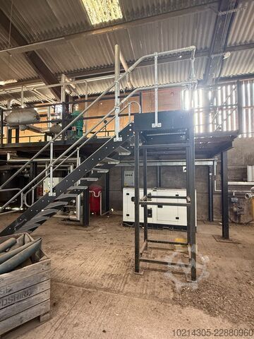 محطة غلاية بخارية تعمل على الكتلة الحيوية 2017 BINDER / HERZ Biomass Steam Boiler Biomass Steam Boiler + Steam Accumulator
