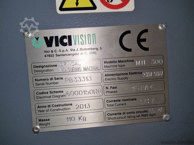 माप प्रणाली VICIVISION MTL-300EVO