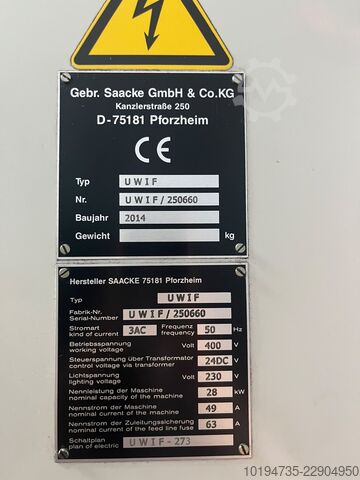  Saacke UW I F