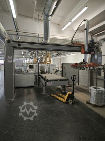 Double-sided edge banding machine Holzma, Homag HCL11/56/22