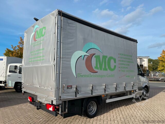 Transportador con plataforma y toldo MERCEDES-BENZ Sprinter 519 CDI Pritsche/ AC/ org. KM