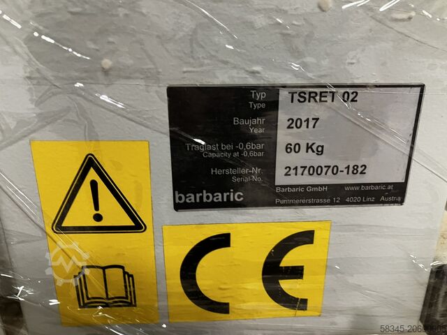 Handling system - plate return Barbaric TSRET 02
