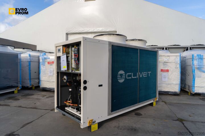Enfriador New Aircooled chiller CLIVET WSAT XEE 402 101 KW. 2025 yom