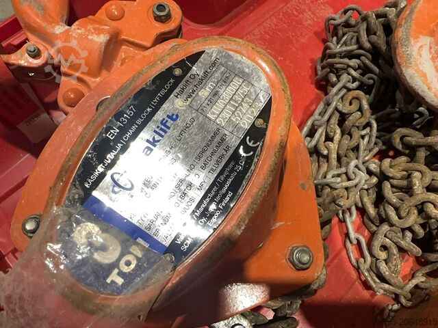 Mali uređaji HAKLIFT KTHA30006 Chain hoist 3T 6m Haklift, mechanical