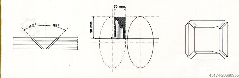 Cưa cắt chéo đôi MA BREVETTI JUNIOR 275