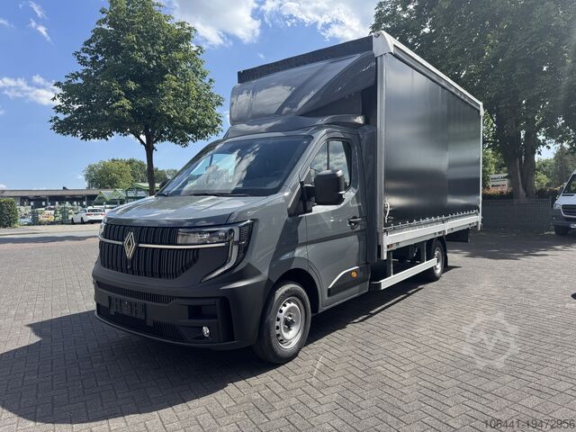 Kuljetusajoneuvo, jossa on lava-alusta ja pressu RENAULT Master Pritsche Plane Portaltüren