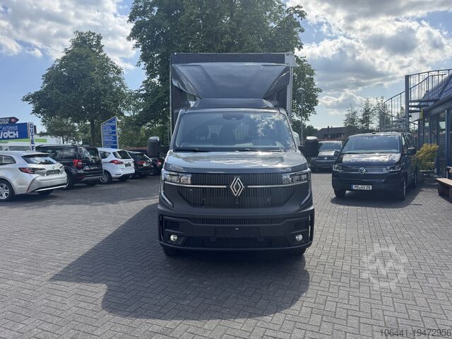 Transporter with flatbed & tarpaulin RENAULT Master Pritsche Plane Portaltüren
