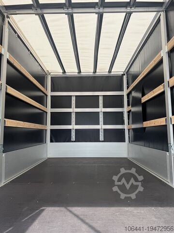 Transporter med lad og presenning RENAULT Master Pritsche Plane Portaltüren
