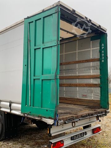 Rơ moóc bán mở với bạt phủ KRONE Standard_ FerryLashing_ BPW drum_ Rungentaschen