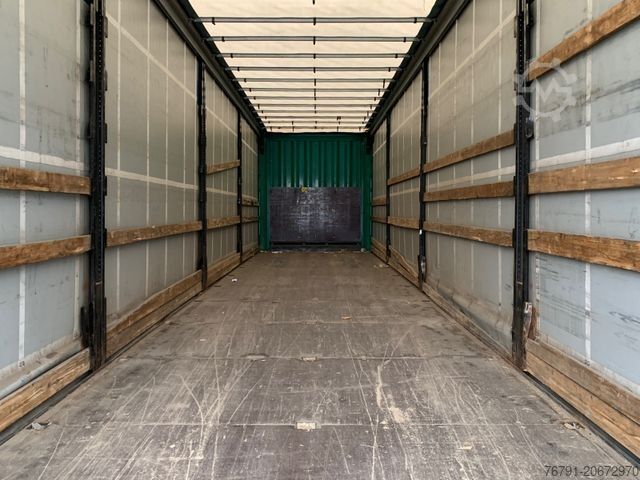 Rơ moóc bán mở với bạt phủ KRONE Standard_ FerryLashing_ BPW drum_ Rungentaschen