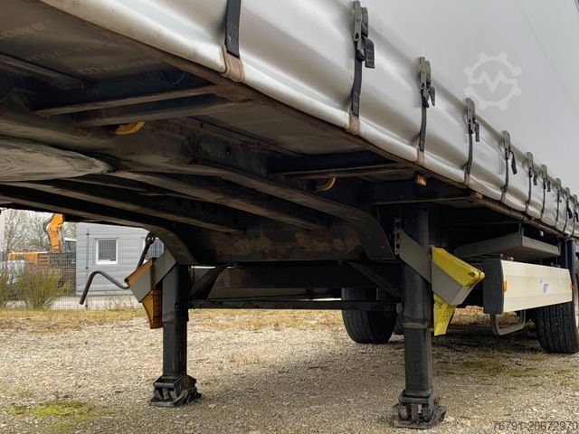 Rơ moóc bán mở với bạt phủ KRONE Standard_ FerryLashing_ BPW drum_ Rungentaschen