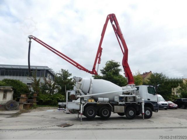 Betonpumpu sunkvežimis MERCEDES-BENZ Arocs 3243 8x4 Pumi Putzmeister deutsch top