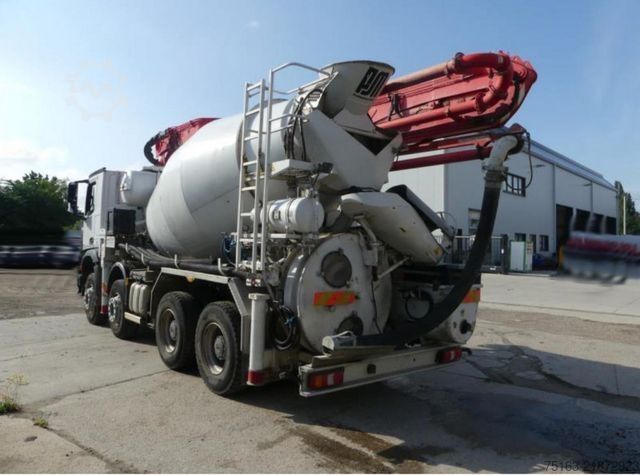 Betonpumpu sunkvežimis MERCEDES-BENZ Arocs 3243 8x4 Pumi Putzmeister deutsch top