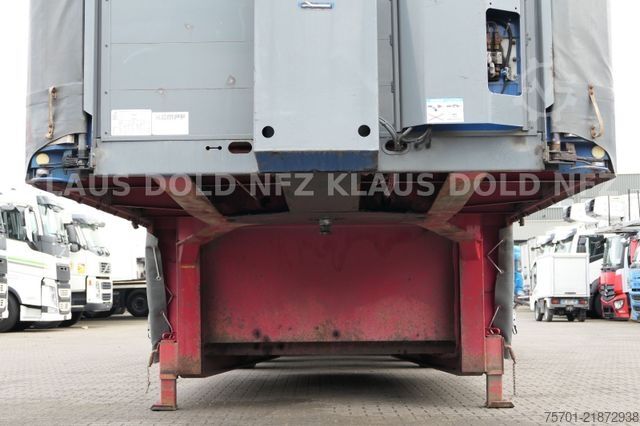 Dzērienu puspiekabe KEMPF SPG34/3 Getränke Curtainsider Schiebeplane