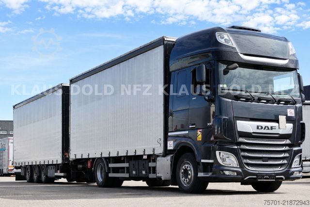 LKW mit Pritsche & Plane DAF XF 480 PP Retarder Komplettzug Lecitrailer