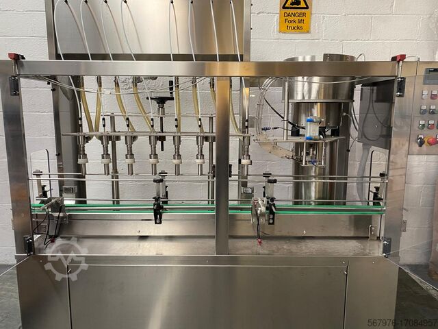 Stroj za proizvodnju pića Canellitech Srl 8-1 Automatic Inline Filler / Capper