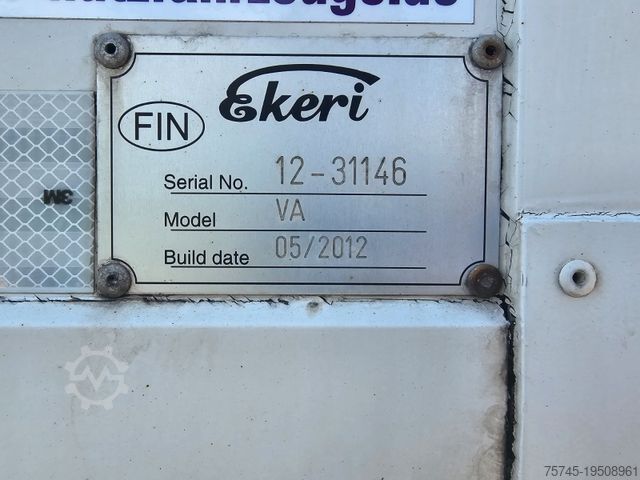 Semirreboque baú  EKERI T3 * SEITENFALTWÄNDE * BPW