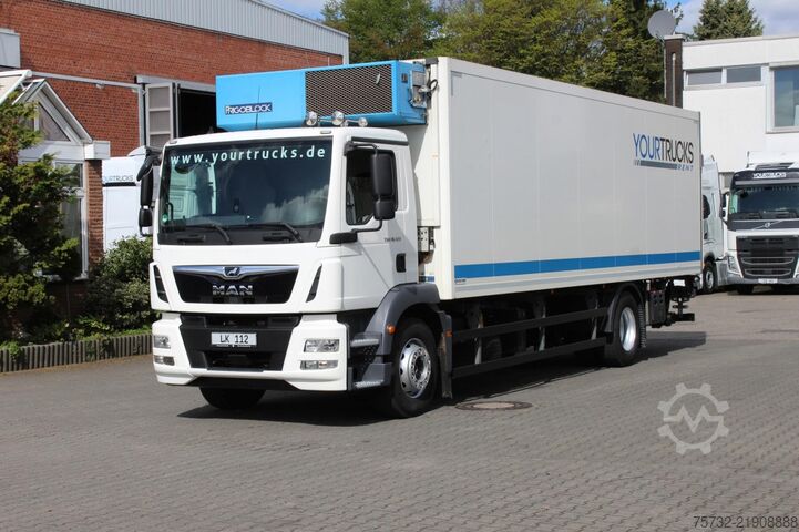 Caminhão frigorífico MAN Frigoblock Bi-MT-Temp. S.Tür Voll-Luft LBW Navi