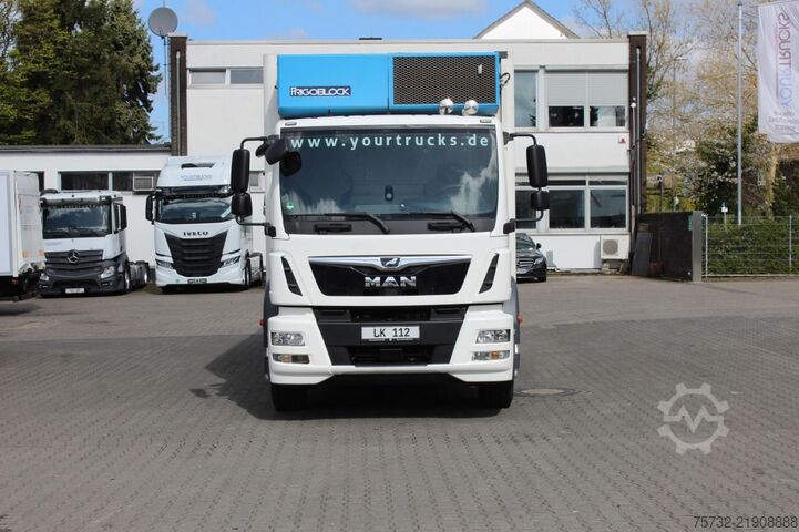 Caminhão frigorífico MAN Frigoblock Bi-MT-Temp. S.Tür Voll-Luft LBW Navi