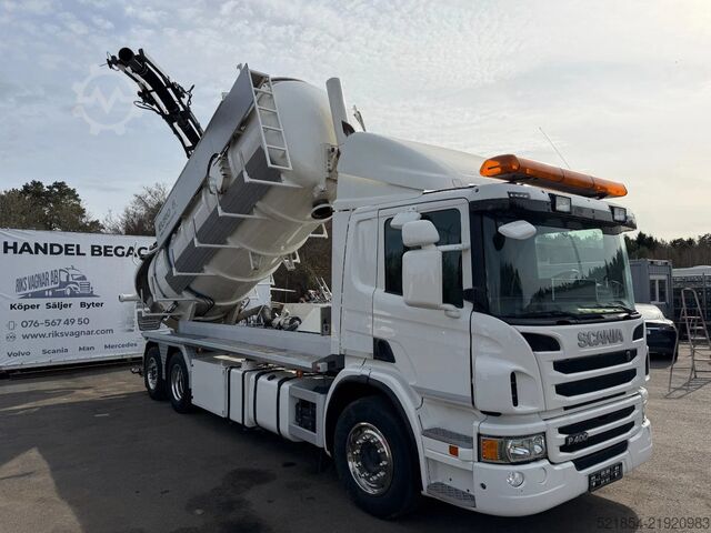 Xe hút Scania P400 14,5m3 Dry-Vacuum (Only 298h), 2013