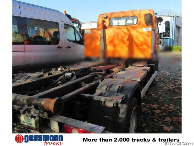 Roll-off tipper truck Mitsubishi Canter Fuso 6C18 4x4, Winterdienstausstattung,