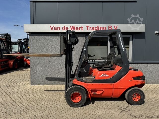 Linde H30D duplo320, свободный подъём (freelift), боковое смещение (sideshift), DEUTZ DIESEL, 1991 LINDE H30D duplo320 freelift sideshift DEUTZ DIESEL 1991