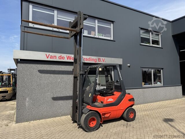 Linde H30D duplo320, свободный подъём (freelift), боковое смещение (sideshift), DEUTZ DIESEL, 1991 LINDE H30D duplo320 freelift sideshift DEUTZ DIESEL 1991