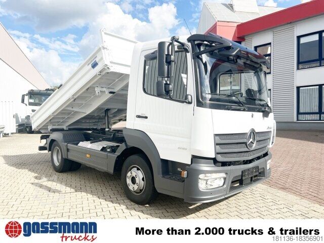 Fourgon benne basculante Mercedes-Benz Atego 818/23 K 4x2, 2x AHK, Meiller-Kipper,