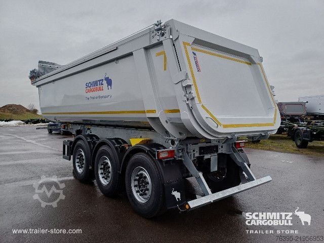 Semirimorchio ribaltabile Schmitz Cargobull Semitrailer Tipper Steel half pipe body 29m³