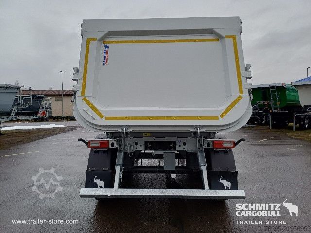 Semirimorchio ribaltabile Schmitz Cargobull Semitrailer Tipper Steel half pipe body 29m³