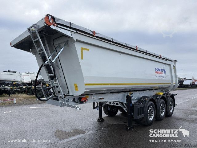 Semirimorchio ribaltabile Schmitz Cargobull Semitrailer Tipper Steel half pipe body 29m³