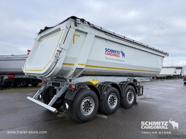 Semirimorchio ribaltabile Schmitz Cargobull Semitrailer Tipper Steel half pipe body 29m³