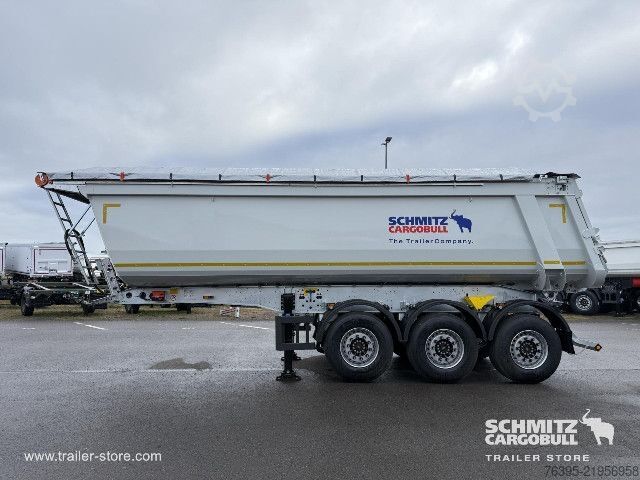 Semirimorchio ribaltabile Schmitz Cargobull Semitrailer Tipper Steel half pipe body 29m³
