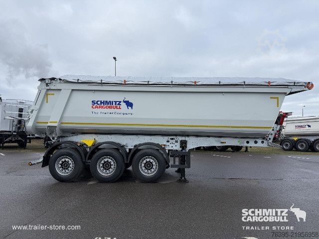 Semirimorchio ribaltabile Schmitz Cargobull Semitrailer Tipper Steel half pipe body 29m³