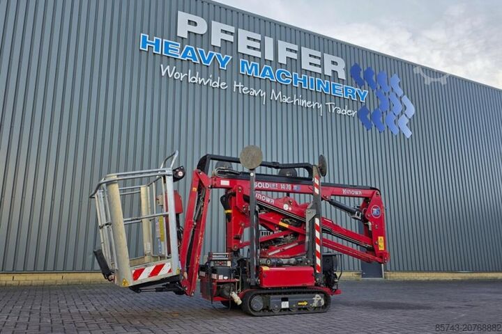 Ledad teleskopisk arbetsplattform Hinowa Goldlift 14.70IIIS As-Is, Hybrid Diesel-230V, 14m