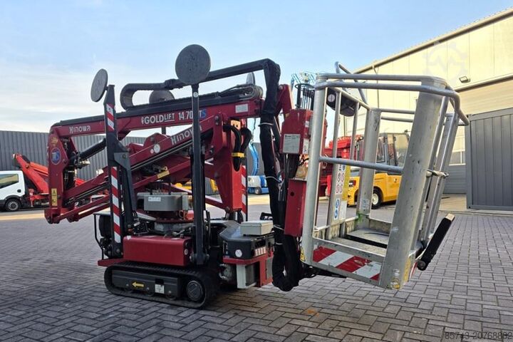 Ledad teleskopisk arbetsplattform Hinowa Goldlift 14.70IIIS As-Is, Hybrid Diesel-230V, 14m