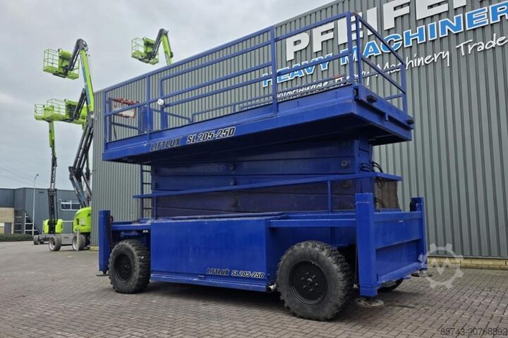 Ledad teleskopisk arbetsplattform Liftlux SL205-25D4WDSP NEW TYRES, Diesel, 4x4 Drive, Hydra