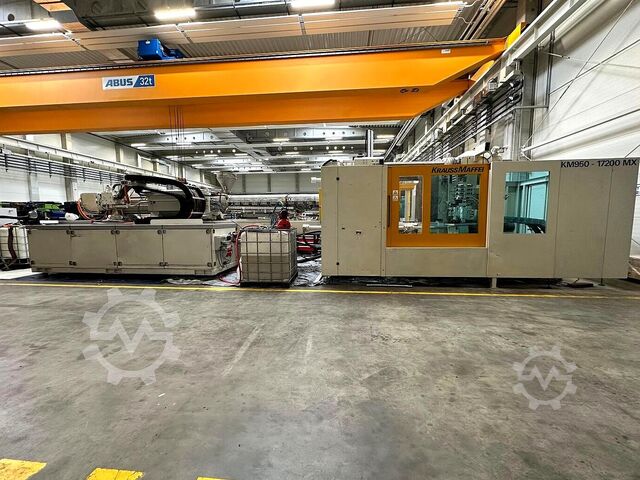 Injection molding machine KraussMaffei KM 950-17200 MX