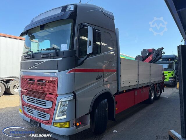 Open body Volvo FH 540 HMF 2620 K5, Stuuras