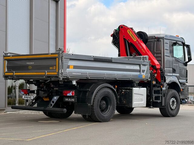 3-sidig tipp MAN TGS 18.440 4x2 BL MEILLER Krankipper Palfinger