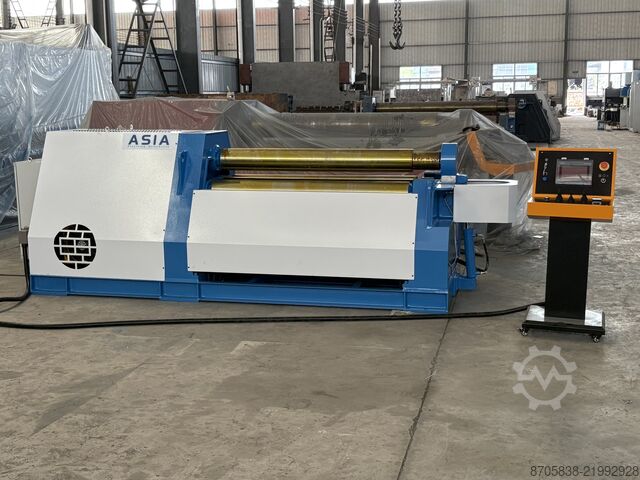  Nanjing Asia Machine Mfg. Co., Ltd. W12-8/2000 4-rollers rolling machine