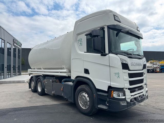 Camion-citerne SCANIA R500 NGS 6x2 26 m3 Silo + HMK Bilcon Silotrailer
