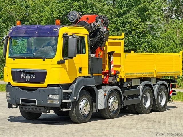 Кран монтиран на камион MAN TGS 41.480 * PK 36002 + JIB 060B + FUNK * 8x4