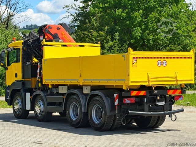 Кран монтиран на камион MAN TGS 41.480 * PK 36002 + JIB 060B + FUNK * 8x4