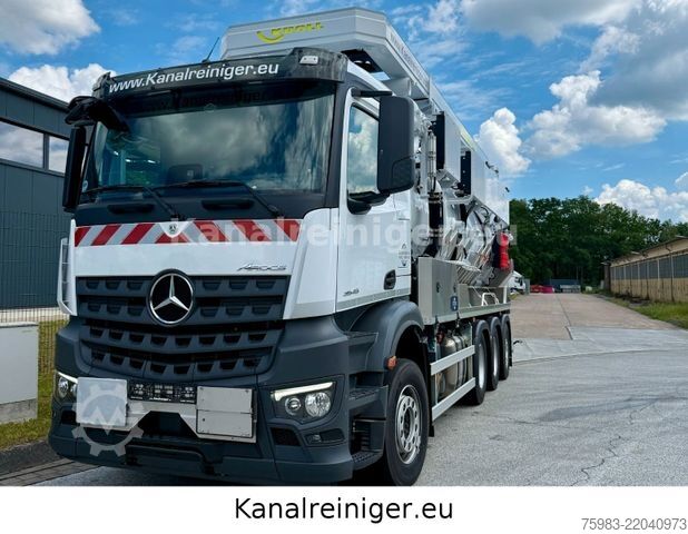 真空罐式卡车 MERCEDES-BENZ AROCS 3545 L 8x4 BL - Kroll ADR Sauger WRP