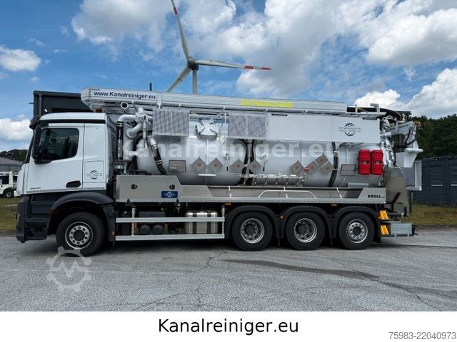 真空罐式卡车 MERCEDES-BENZ AROCS 3545 L 8x4 BL - Kroll ADR Sauger WRP
